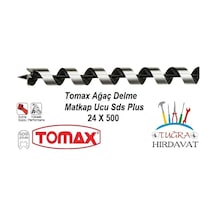 Tomax Sds Plus Ağaç Delme Ahşap Delme Matkap Ucu 24x500