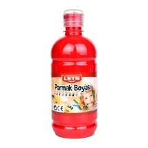Lets Parmak Boyası 500 Ml Kırmızı L-5004 Çok Renkli