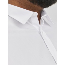 Jack & Jones Büyük Beden Uzun Kollu Gömlek - Joe - 12200623 Beyaz Jack & Jones Büyük Beden Uzun Kollu Gömlek - Joe - 12200623 Beyaz