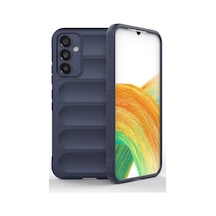 Samsung Uyumlu A56 Kılıf Optimum Silikon - Lacivert 0.2M-Çok Renkli