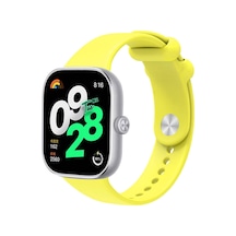 Xiaomi Redmi Watch 4 Clo- Krd-109 Silikon Kordon-sarı