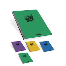Keskin Colors Keskin Color Art A4 Spiralli Sert Pp Kapak 120 Yaprak Çizgili Defter Çok Renkli