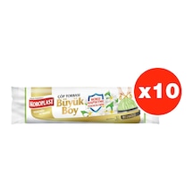 Koroplast Yasemin Büzgülü Büyük Boy 10Lu Çöp Torbası X 10 Paket