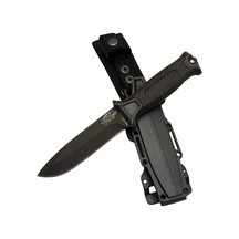 Tiger Tactical Htm 1041 A Siyah Outdoor / Survival Bıçak 27cm - Kauçuk Sap, Kılıflı, Kutulu
