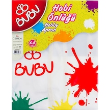 Bu-bu Boyama Önlüğü 6-8 Yaş Su Geçirmez Bubu00006 Çok Renkli
