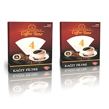 Coffee Time 4 Numara Filtre Kahve Kağıdı 2 x 100 Adet