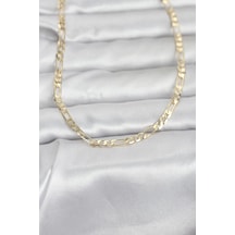 Cm 14k Gold Renk Kuşgözü Zincir Model 60 Cm Kadın Kolye 5886 Çok Renkli