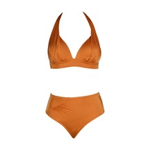 Endeep Beria Kadın Yarım Dolgulu Turuncu Bikini Takımı Turuncu
