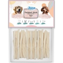 Jooys Beyaz Burgu Çubuk Köpek Ödül Kemiği 100'lü