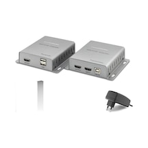 Hdmi Kvm Extender 4k 60 M - Gümüş Hdx1355