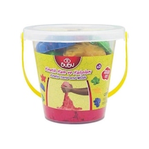 Bu-Bu Kinetik Kum Kova 500Gr.Kırmızı