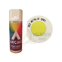 Akçalı Metalik Sarı simli Sprey Boya 400 ML - 353