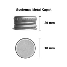 50 Cc Gümüş Metal Kapaklı Hediyelik Shot Şişesi 50 Ml Kolonya Koku Süs Küçük Şeffaf Cam Şişe 6 Adet 0000 Parlak Vernik