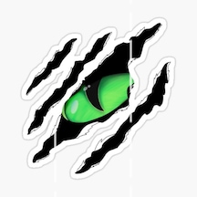 Canavar Pençe Araba Oto Sticker Yapıştırma 19 Cm B
