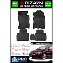 Honda Civic 3d Pro Havuzlu Paspas 2006-2012 A+ Kalite 3ds-sdz052