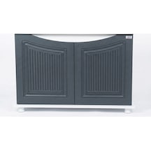 Kanki Pet Western Seri Akvaryum Sehpası Western10040-ant25 100x40x69 Cm Beyaz-antrasit
