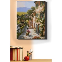 Webstyle Sayılarla Boyama Seti Kasnaklı Taş Evler 40 X 50 Cm