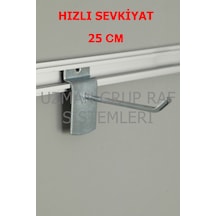 Uzmangrupraf Uzman Grup Raf Kanallı Pano Kancası-25Cm Kanallı Pano Kancası Galvaniz