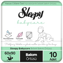 Sleepy Babycare Bebek Bakım Örtüsü 60 x 90 CM 10 Adet