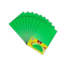 A4 Boy Düz Eva 10 Lu 1 Paket - Yeşil