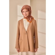 Silk Home Aura Eşarp 140006-12 Taba, Kahve, Bej, Mavi