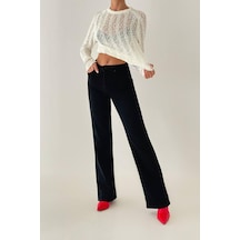 Lacarino 7596 Kadın Jean Pantolon Black