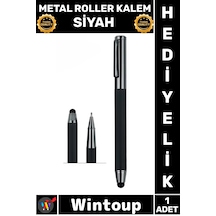 Kalem Lüks Ofis Hediye Tasarım Ergonomik Gövde Kaliteli Mürekkep İmza Metal Roller Kalem Siyah Çok Renkli