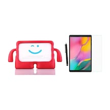 Samsung Galaxy Tab A8 8" T290 T295 Kılıf Karakter Ibuy Silikon Kılıf + Ekran Koruyucu Arka Kapak