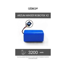 Arzum Ar4301 Robotek X2 Robot Süpürge Uyumlu 3200 Mah Batarya - Muadil Ürün