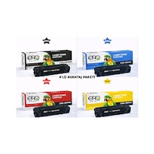 Canon Lbp-633cdw Uyumlu Toner - 3100 Sayfalık - 4 Renk Toner Set