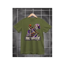 Segungear Builtdifferent Erkek Regular Fit Baskılı Spor Tişört Haki - 933732552 Haki