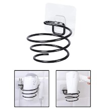 Yapışkanlı Spiral Yaylı Saç Kurutma Tutucu Askılığı -al4816 Diğer