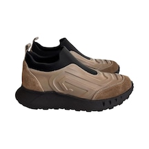 Vizon Hakiki Deri Comfort Taban Sneaker Vizon