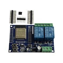 Esp32 Wifi Bluetooth 2 Kanal Röle Kartı Esp32-wroom-32e Dc 5-30v