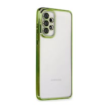 Samsung Galaxy Uyumlu, A33 5g Kılıf Lensli Silikon - Yeşil
