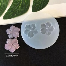 1 Adet Ayna Diy Kristal Epoksi Kalıp Uv Çiçek El Yapımı Kolye Firkete Dekorasyon