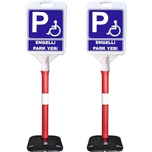 Engelli Park Yeridir Park Yapılmaz Uyarı Dubası Paketi 2 Adet
