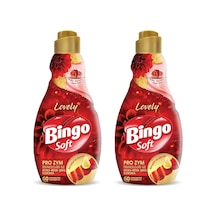 Bingo Soft Konsantre Çamaşır Yumuşatıcısı Lovely 2 x 1440 ML
