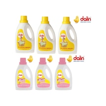 Sıvı Çamaşır Deterjanı 1500 Ml 3 Adet Bahar Ninni Yumuşatıcı 1500 Ml 3 Adet Toplam 6 Adet