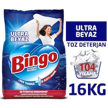 Bingo Matik Ultra Beyaz Toz Çamaşır Deterjanı 4 x 4 KG