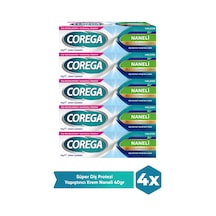 Corega Krem Yapıştırıcı Naneli 40 Gr 5 Adet
