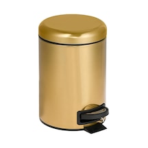 Noble Life 5 Lt Gold Pedalı Yavaş Kapanır Çöp Kovası Diğer