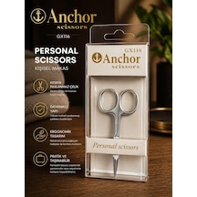 Anchor Gx116 Kişisel Bakım Makası, Paslanmaz Çelik, Ergonomik Tasarım, Hassas Kesim, Taşınabilir Genel