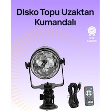 Taşınabilir Ve Dayanıklı Plastik Kristal Led Disko Işığı - Lisinya Şeffaf