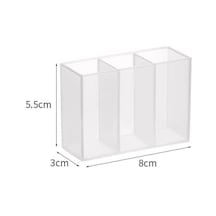 Novahub Ayna Dolabı Organizatör Duvara Monte Bölme Kutusu Depolama Hiçbir Yumruk Taşınabilir Depolama Rafı 3 Şeffaf Şeffaf