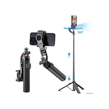 C22 Akıllı Yüz Takip Özellikli Kameralı Kumandalı Canlı Yayın Selfi Çubuğu Gimbal Tripod