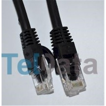 Teldata Tld-1000s Cat6 10mt Siyah Utp Patch Kablo