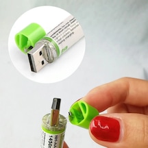 Usb İle Şarj Olabilen 2 Li 1450 Mah Lityum Şarjlı Kalem Pil Lisinya