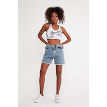 Kadın Crop Atlet-tişort Spr21y18 001