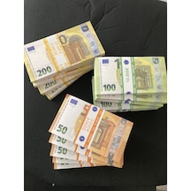 Yeni 1500 Adet Euro 50-100 Ve 200 Euro Geçersiz Eğlence Dizi Film